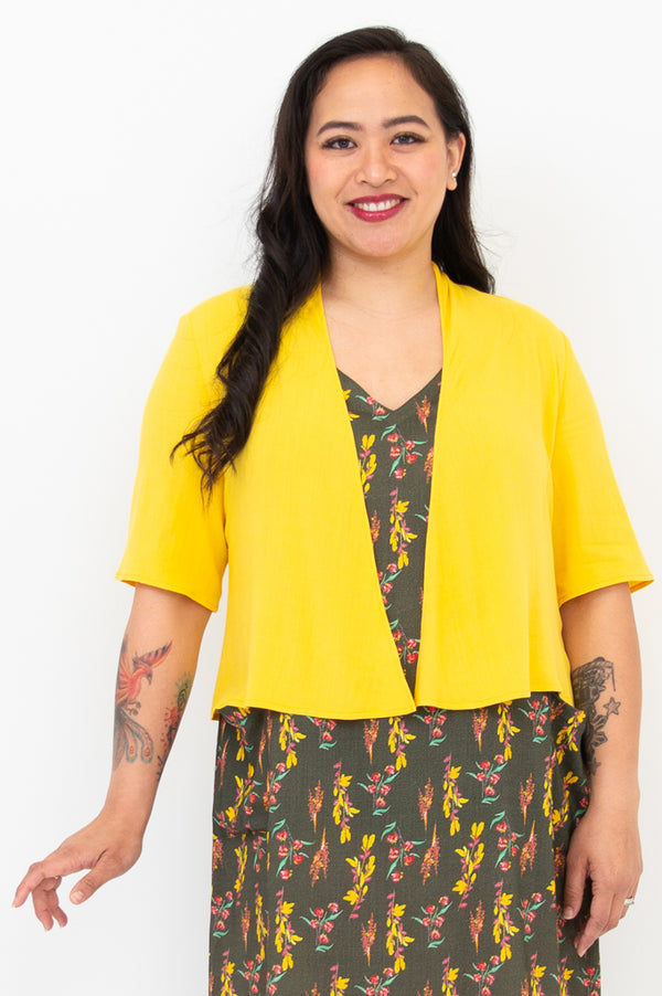 Lorela Jacket, Wallflower, Linen Bamboo