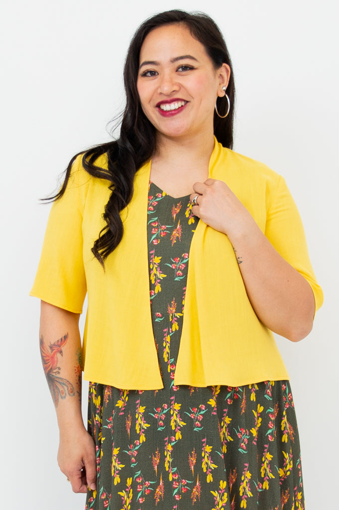 Lorela Jacket, Wallflower, Linen Bamboo