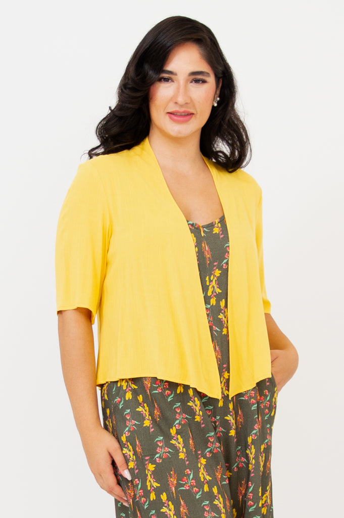 Lorela Jacket, Wallflower, Linen Bamboo