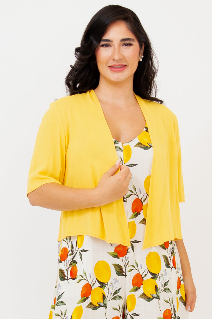 Lorela Jacket, Wallflower, Linen Bamboo