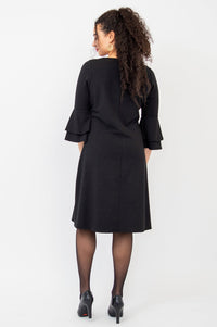 Lucia Dress, Black, Bamboo