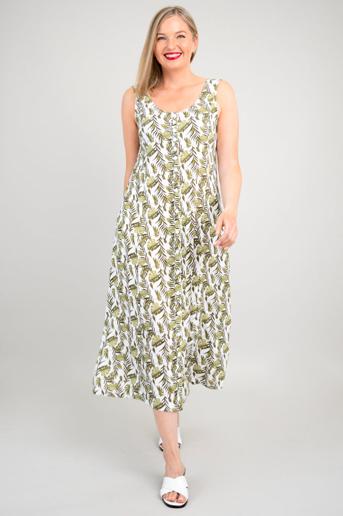 Madison Dress, Panama, Linen Bamboo