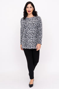 Margie Top, BW Leopard, Bamboo