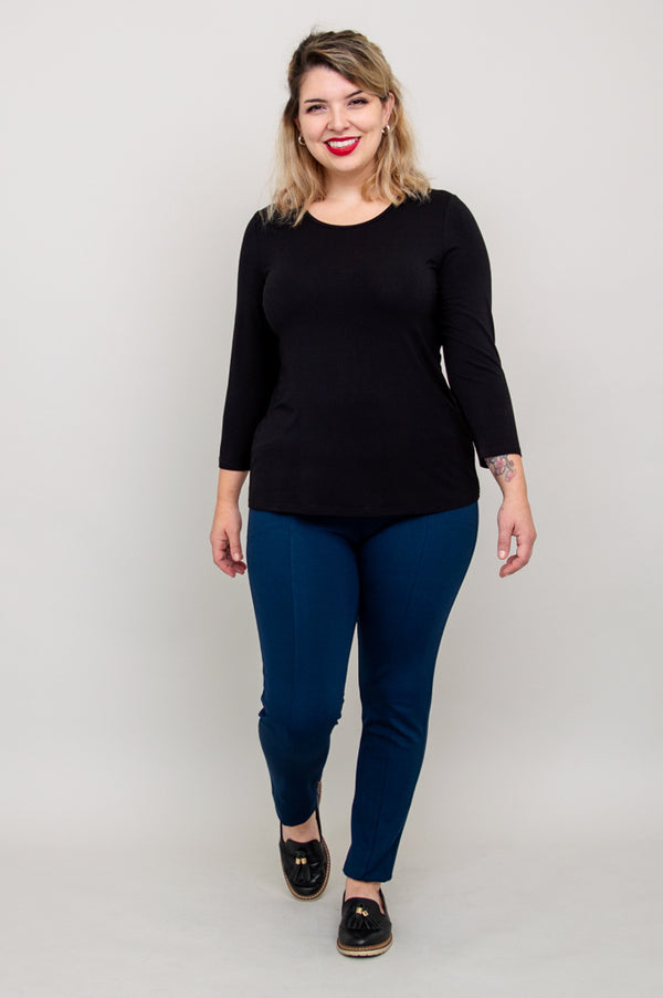 Margorie Top, Black, Bamboo