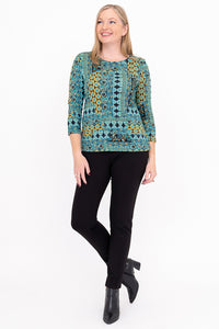 Margorie Top, Teal Ways, Bamboo