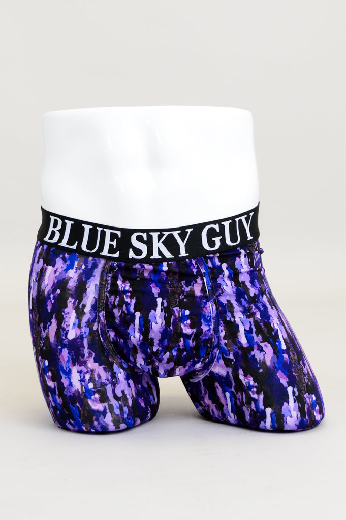 Blue Sky - La Gaunche Violet Stripes  Women's Bamboo Underwear – All  Things Being Eco