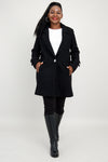 Milan Coat, Black, Wool