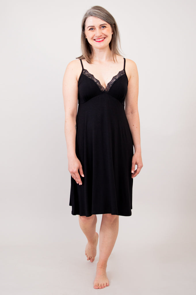 Mina Slip Dress, Black, Bamboo – Blue Sky Clothing Co Ltd