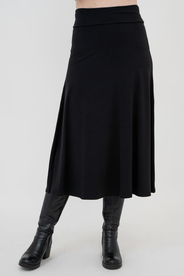 Miriam Skirt, Black, Bamboo