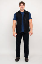 Nick Vest, Black, Bamboo Fleece