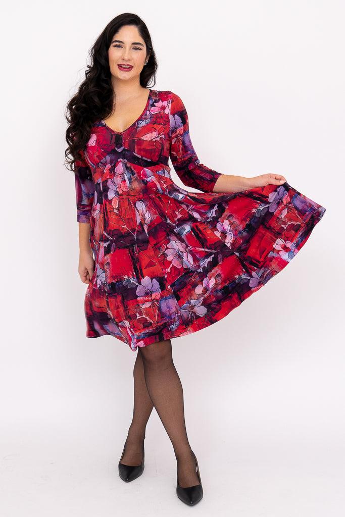 Pamela 3/4 Dress, Lipstick Thoughts, Bamboo