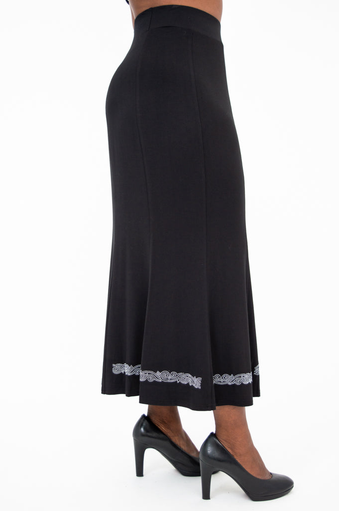 Richmond Skirt, Black Diamond, Bamboo