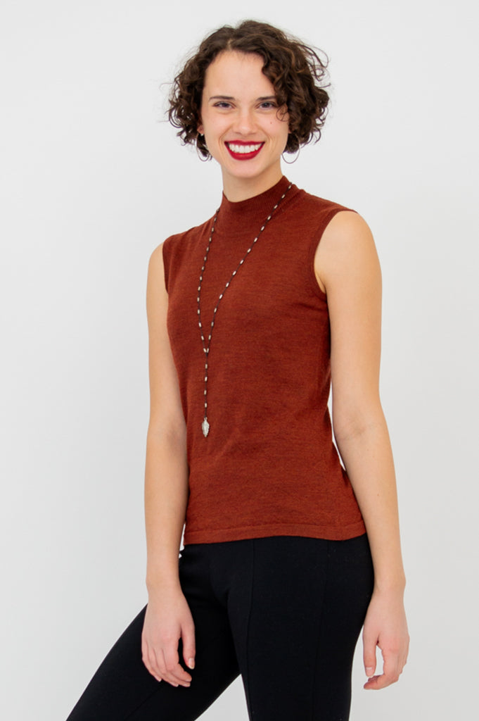 Rita Sweater, Bronze, Merino Wool