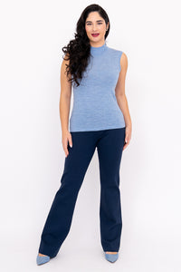 Rita Sweater, Soft Blue, Merino Wool