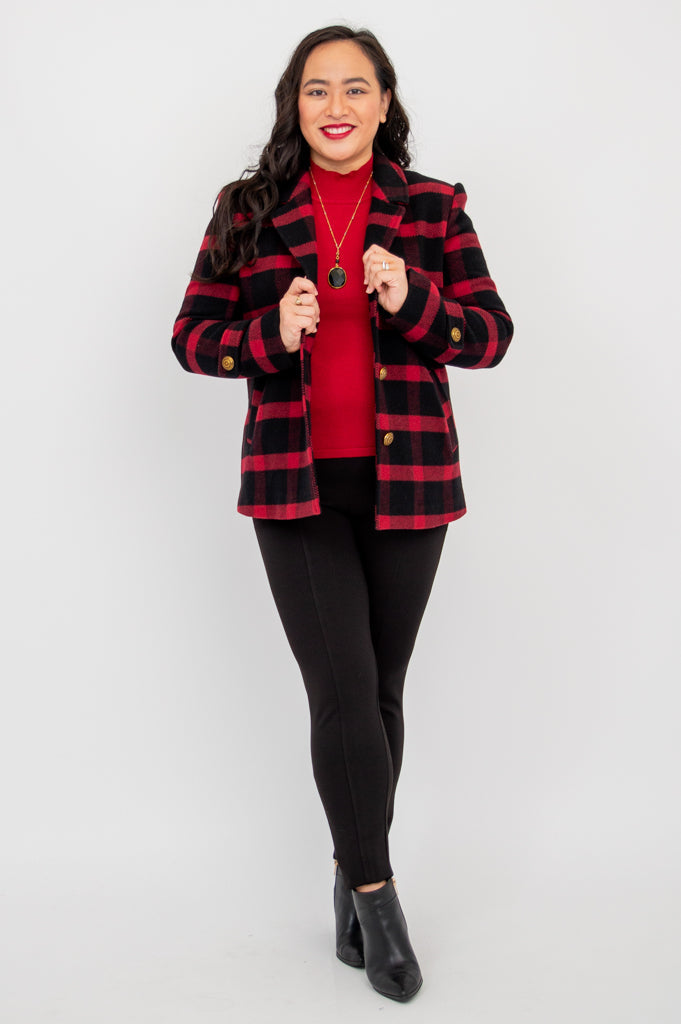Buffalo plaid coat 2025
