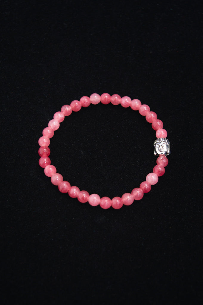 Rose Quartz Buddha Bracelet