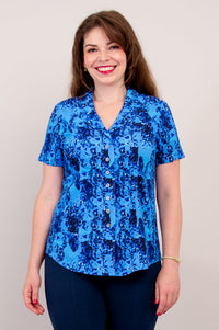 Samantha Top, Canopy, Bamboo Linen