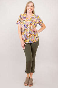 Samantha Top, Elodie, Linen Bamboo