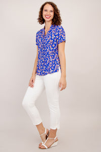 Samantha Top, Rushelle, Linen Bamboo