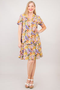 Sara Dress, Elodie, Linen Bamboo