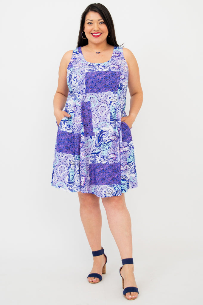 Sara Dress, Amiable, Linen Bamboo