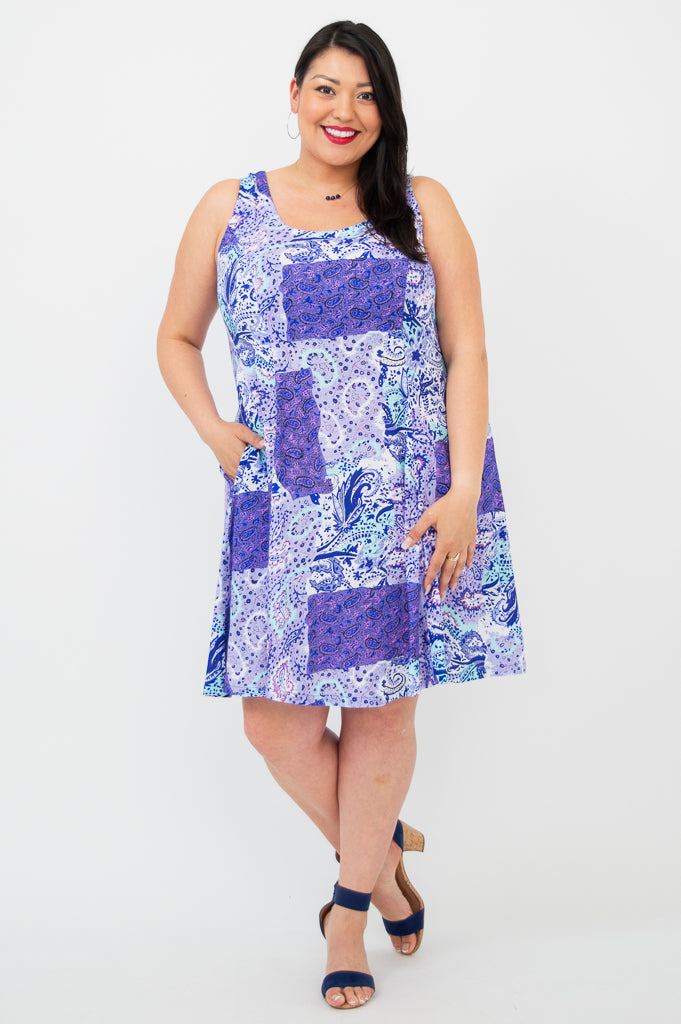 Sara Dress, Amiable, Linen Bamboo