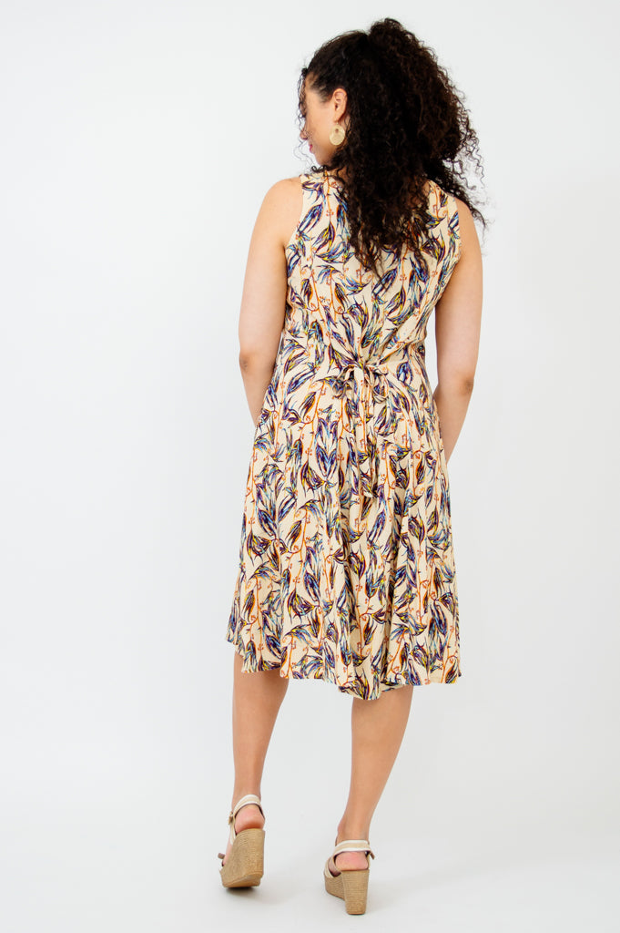 Sara Dress, Alma, Linen Bamboo