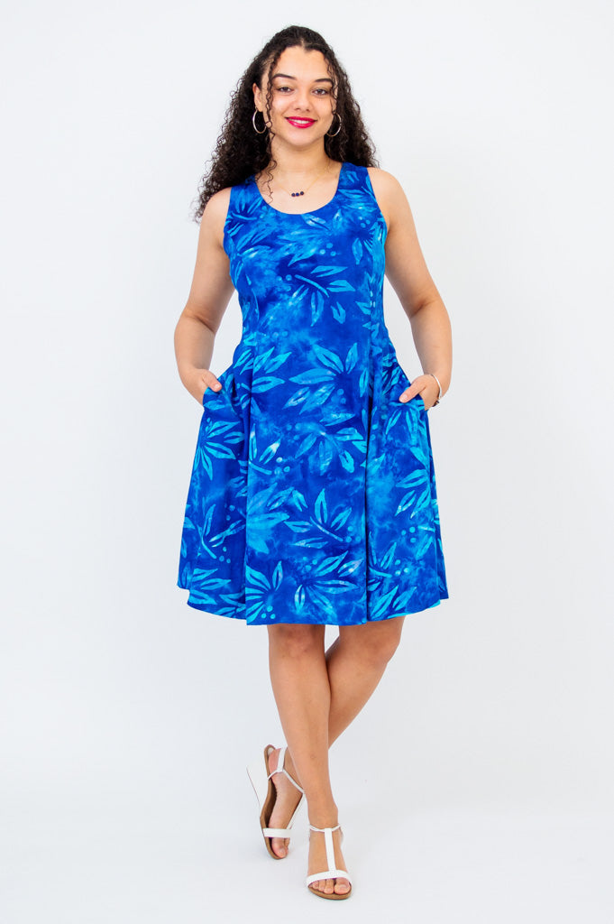 Sara Dress, Aqualine