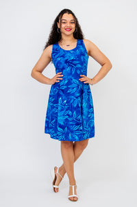 Sara Dress, Aqualine