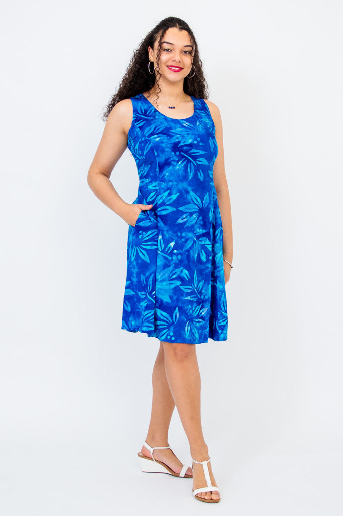 Sara Dress, Aqualine