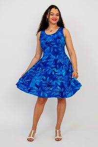 Sara Dress, Aqualine