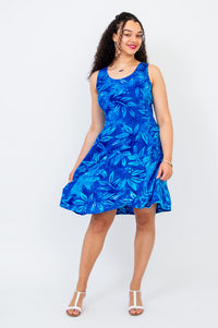 Sara Dress, Aqualine