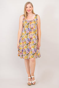 Sara Dress, Elodie, Linen Bamboo