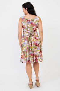 Sara Dress, Norwich, Linen Bamboo