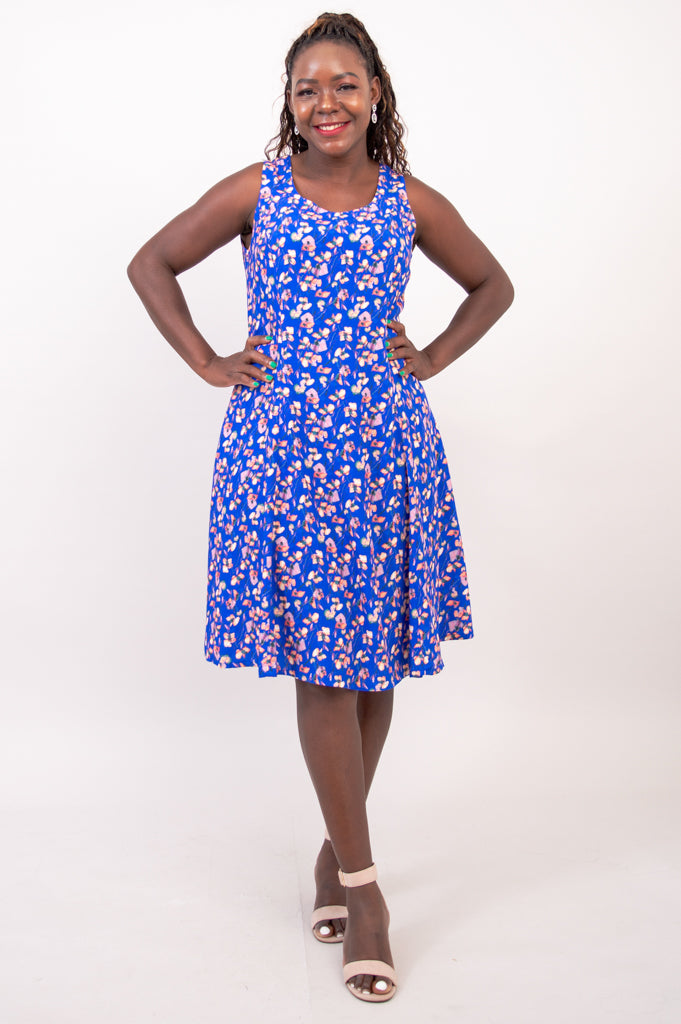 Sara Dress, Rushelle, Woven Bamboo