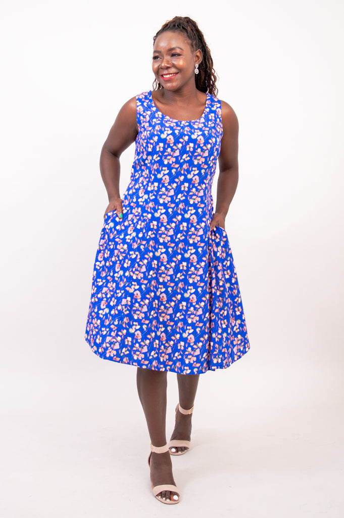 Sara Dress, Rushelle, Woven Bamboo