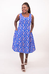 Sara Dress, Rushelle, Woven Bamboo