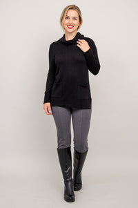 Scooby Sweater, Black, Bamboo Cotton