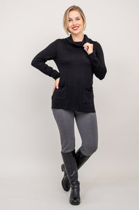 Scooby Sweater, Black, Bamboo Cotton