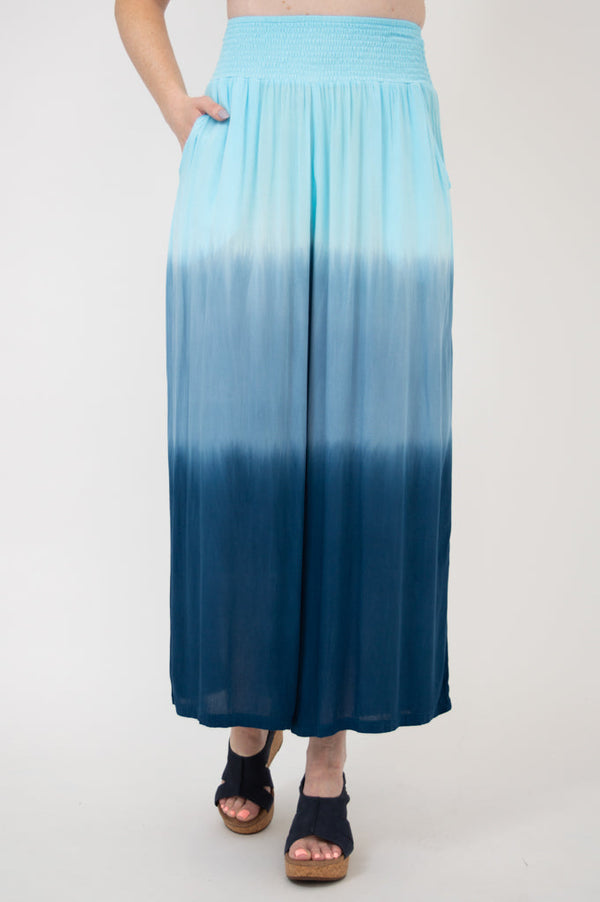 Sesa Pant, Turquoise Dip-Dye