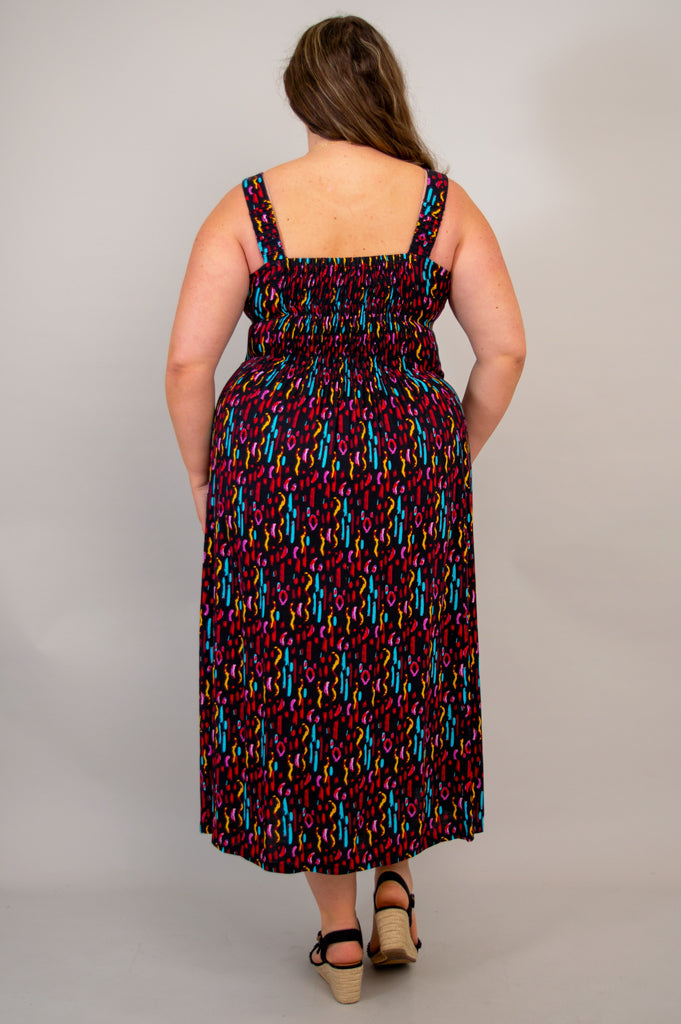 Shauna Maxi Dress, Conga, Linen Bamboo