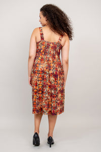 Shauna Dress, Walnut, Bamboo