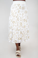 Shella Skirt, Suna, Linen Bamboo