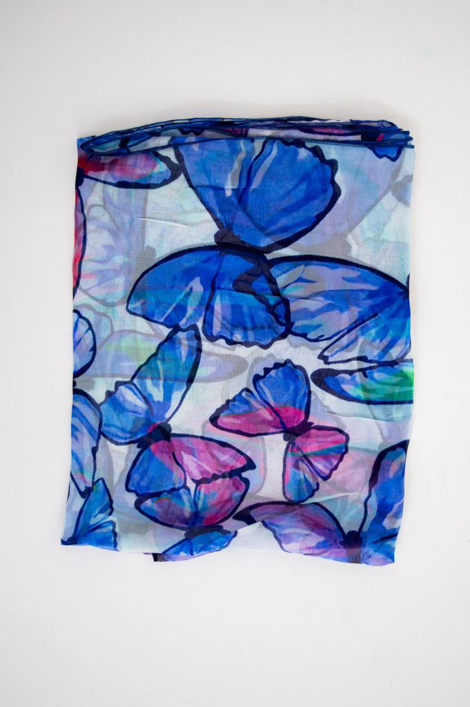 Silk Scarf, Butterfly