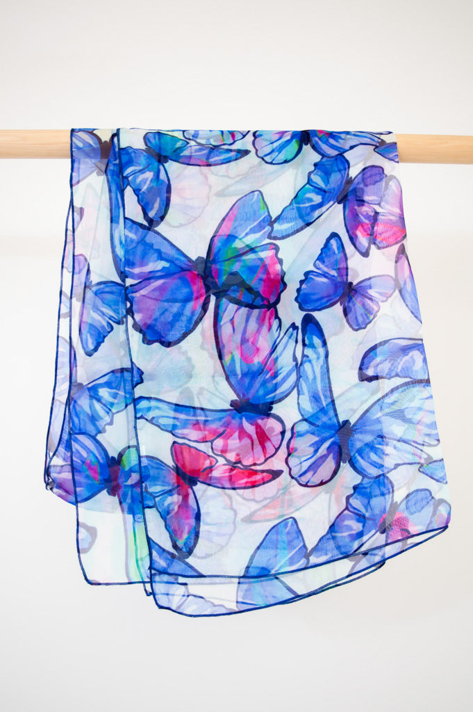 Silk Scarf, Butterfly