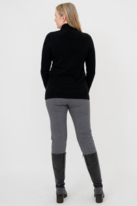 Simmon Sweater, Black, Wool Cashmere