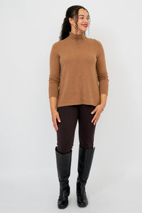 Simmon Sweater, Coffee, Wool Cashmere