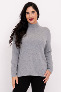 Simmon Sweater, Charcoal Lite, Wool Cashmere