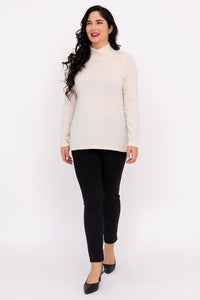 Simmon Sweater, White, Wool Cashmere