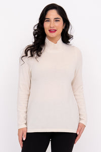 Simmon Sweater, White, Wool Cashmere